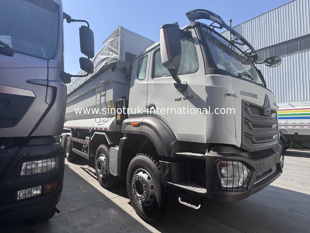 Xe tải tự đổ SINOTRUK HOWO NX Cab Tipper 380HP 6X4 Đèn cảnh báo có bạt