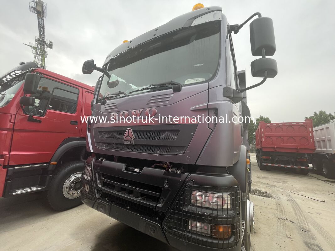 Công cụ hạng nặng HOWO TX 8X4 xe tải 400HP Double 16T trục sau Double 9.5T Xám