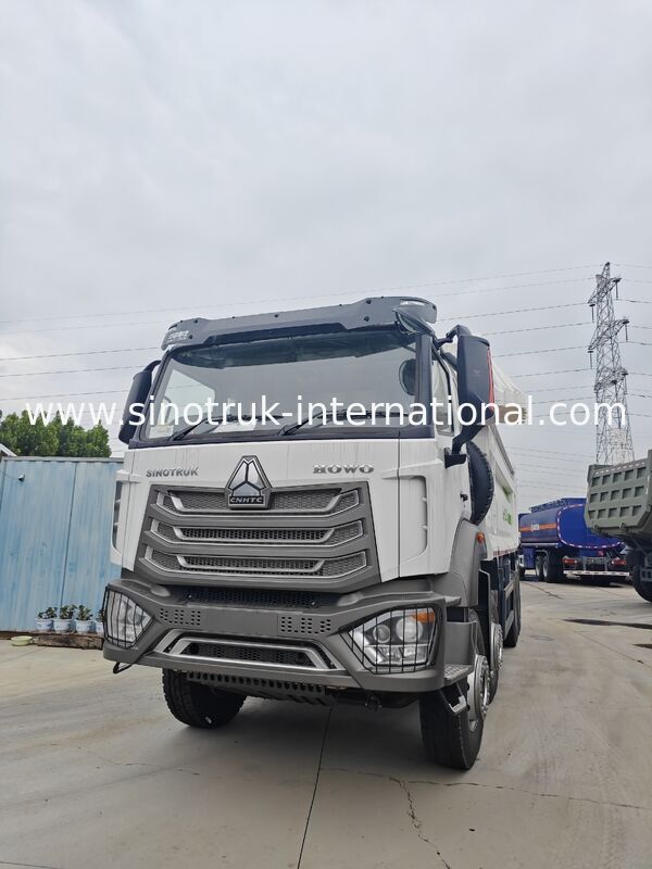 HOWO 8X4 380HP NX Tipper Dump Truck Với Bàn cát RHD