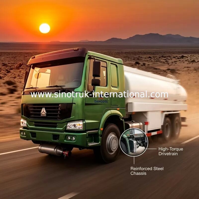 Xe bồn chở nhiên liệu SINOTRUK HOWO 16-20CBM 6X4 LHD 290HP Euro2