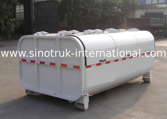 Carriage Removable Garbage Collection Truck SINOTRUK Golden Prince 20-25CBM 6X4
