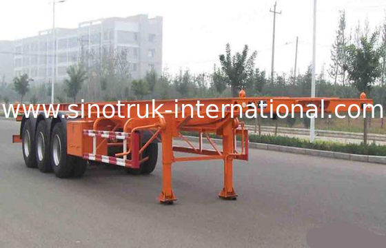 SINOTRUK Semi Flatbed Trailers 30-60 Tons