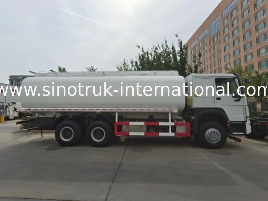 HOWO 6×4 10 Wheels Oil Tank Truck 400HP 20CBM For Transportation