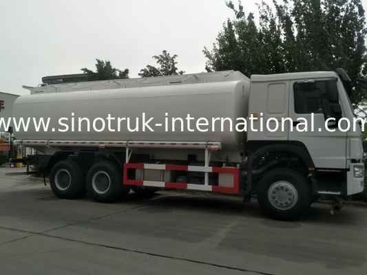 SINOTRUK HOWO 6X4 25CBM Oil Tank Truck 10Wheels 400Hp White