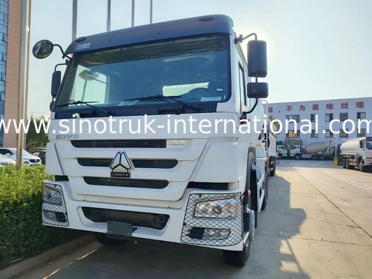 Mã lực cao 400HP Tiêu thụ nhiên liệu thấp Xe tải trộn HOWO LHD 6 × 4 10 bánh