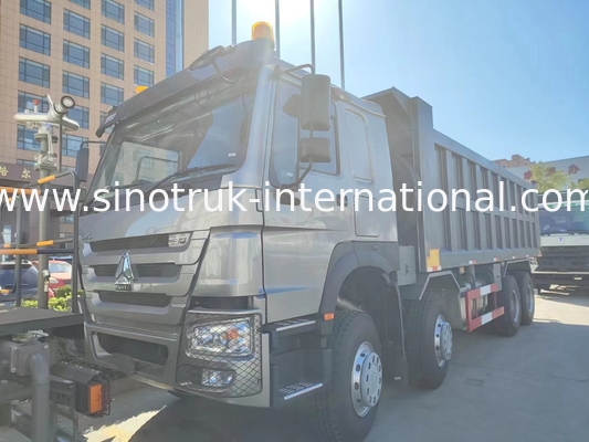 RHD 8 × 4 12 bánh xe mã lực cao HOWO 26CBM Xe tải 380HP tiêu thụ nhiên liệu thấp
