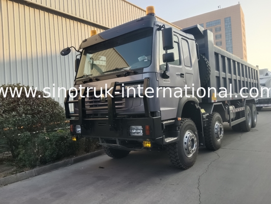 Chiếc xe tải Sinotruk Hohan 400hp 10 bánh xe Lhd 40 tấn 20-30cbm ZZ3317N356JB1 Xám