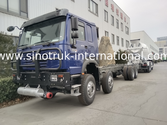 SINOTRUK HOWO Xe tải bể dầu Chassis 400HP 8X4 LHD 50 tấn 40CBM