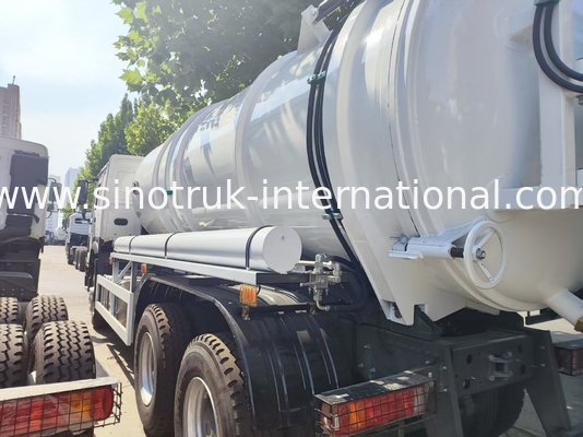 HOWO 6*4 16CBM 380HP Truck làm sạch nước thải hiệu suất cao đáp ứng các giải pháp làm sạch đa chức năng hiệu quả