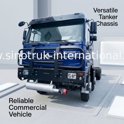 SINOTRUK HOWO Xe tải bể dầu Chassis 400HP 8X4 LHD 50 tấn 40CBM