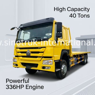 ZZ1257N4641W 336HP SINOTRUK Xe tải chở hàng giường phẳng