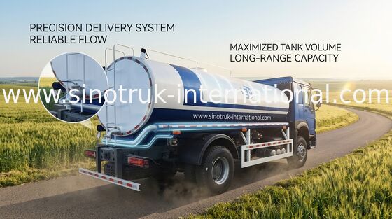 HOWO SINOTRUK Xe tải bể chứa nước 300HP
