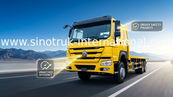 Xe tải chở hàng giường nằm dài 7,65m LHD ZZ1257S4641W 371HP