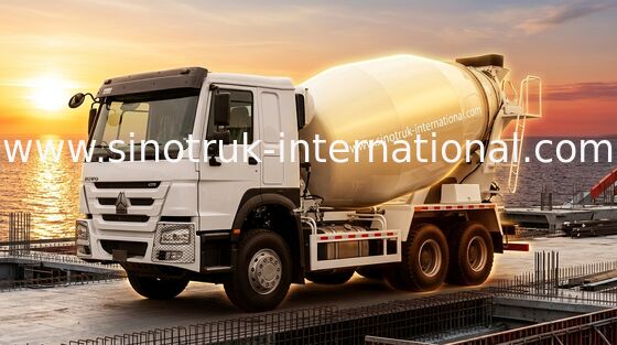 SINOTRUK HOWO LHD 6×4 10 bánh xe máy xay bê tông xe tải mã lực cao 400HP
