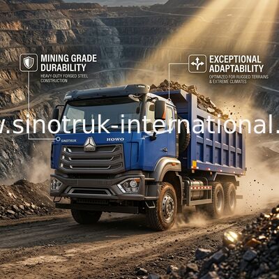 Chiếc xe tải SINOTRUK HOHAN 371HP 10 bánh LHD 40 tấn 20-30CBM ZZ3317N356JB1