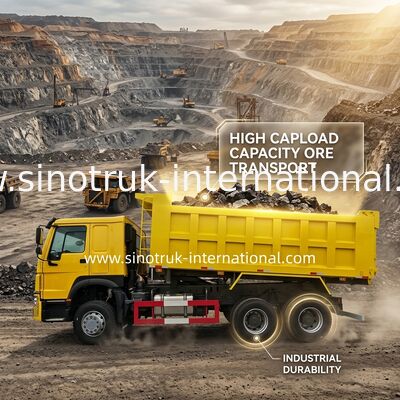 Xe tải tự đổ SINOTRUK HOWO Tipper LHD 6×4 400HP 20CBM