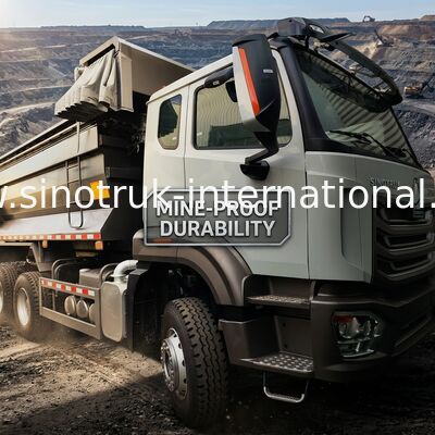 SINOTRUK HOWO LHD 6 × 4 10 bánh xe tải loại U cho 40Tons khai thác
