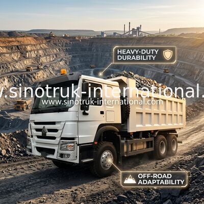 Xe tải tự đổ SINOTRUK HOWO Tipper LHD 6×4 371HP 20CBM