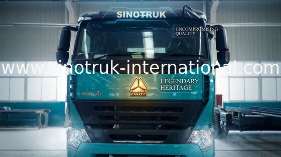 RHD SINOTRUK HOWO A7 Khai thác xe tải tự đổ ZZ3257M3847N1 A7- P Cabin Tuổi thọ cao