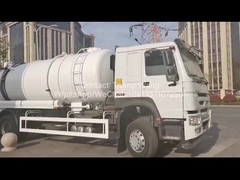 Xe hút nước thải bơm chân không, Xe hút bể phốt 16CBM LHD 290HP