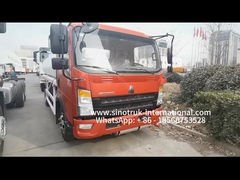 SINOTRUK HOWO 4X2 6 bánh xe Tank Oil Truck 5-6CBM Thùng đơn với bộ đo lưu lượng