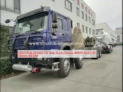 SINOTRUK HOWO Xe tải bể dầu Chassis 400HP 8X4 LHD 50tons 40CBM