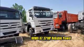 Đánh giá xe đầu kéo HOWO A7 6x4 đã qua sử dụng Công suất nặng 371HP