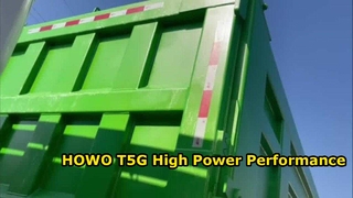 Xe tải tự đổ HOWO T5G 340HP Hiệu suất đáng tin cậy mạnh mẽ