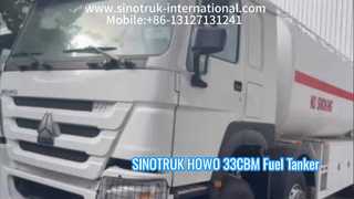 Xe tải chở dầu SINOTRUK HOWO 33CBM Hiệu suất hạng nặng